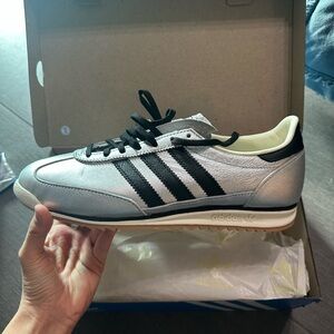 Adidas SL 72 OG Women’s Silver and Black Sneakers - Size US 10